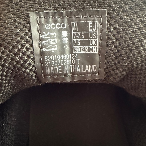 Ecco MX Low GTX Sneaker Gore-Tex Mens Shoe Size 7/7.5 EU41 Dark Green/Black - Picture 9 of 9